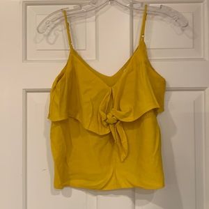 Yellow flowy tank